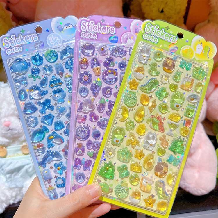 ぷくぷくシールアソートセット 見つけたら、即手に取っちゃうかわいさ🤍 今、大人気のあのシールが