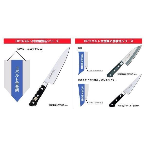 藤次郎】ペティナイフ F-798 180mm／研ぎ直しサービス券付き