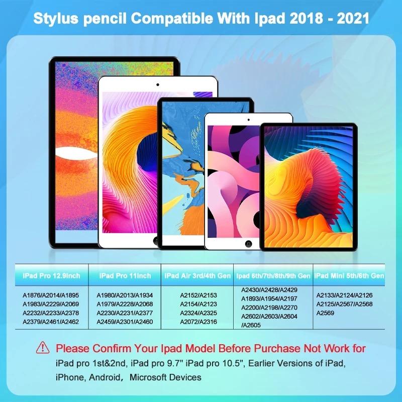 タッチペン ワイヤレス充電 スタイラスペン iPad ペン 超高感度 極細 ipad pencil 遅延なし 傾き感知 誤作動防止 自動オフ ペアリング |  | 01