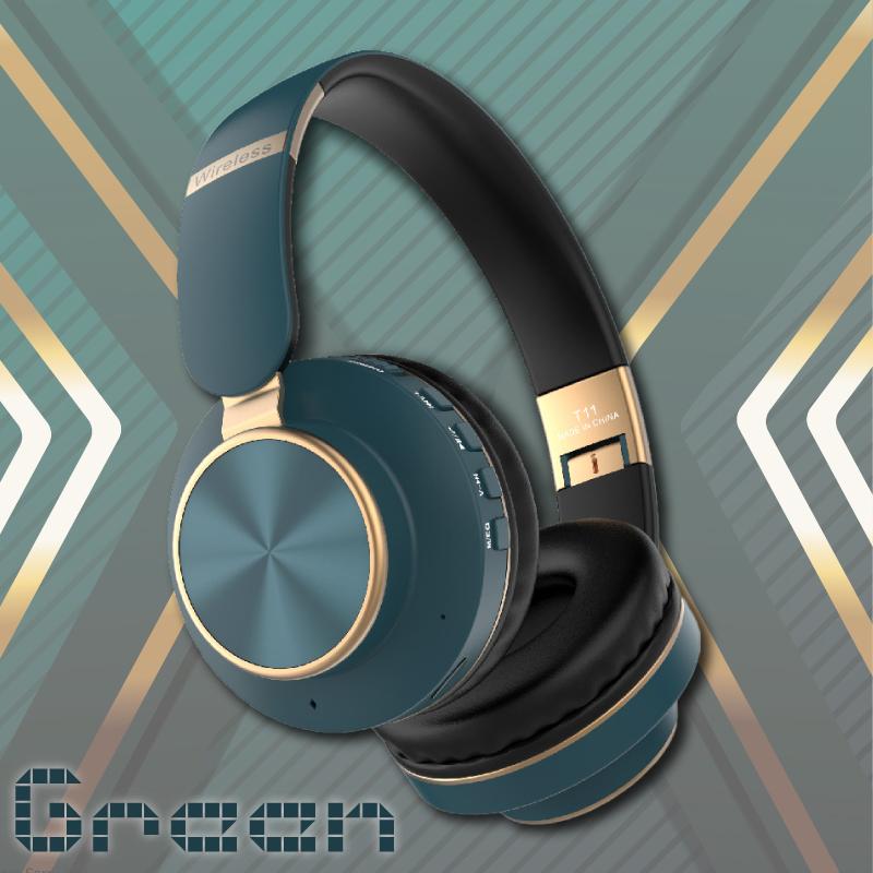 ワイヤレスヘッドホン T11 ヘッドセット 通話機能 Bluetooth5.0 折畳み