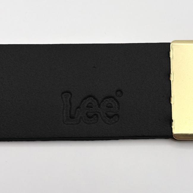 ブラウン Lee リー 25mm 本革 レザー 0608 GI ガチャ ナロー ベルト 日本製 | Lee | 04