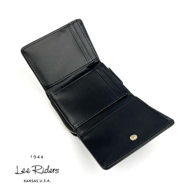 ブラック Lee Riders リーライダース L字ZIP 小銭入れ 三つ折り財布 0729 | Lee | 01