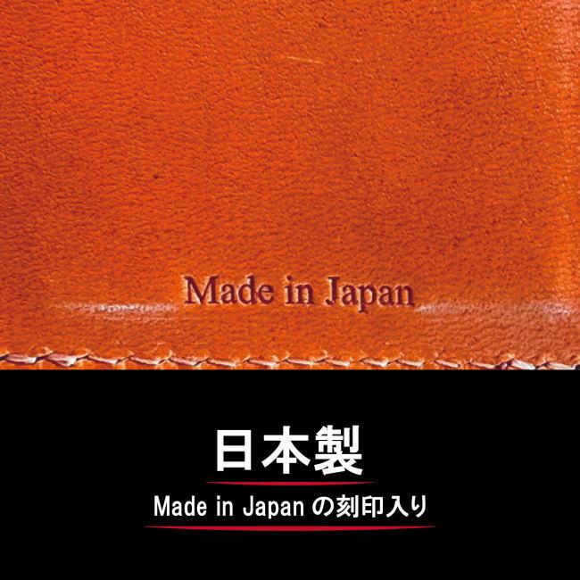 財布 三つ折財布 メンズ 1019 ネイビー 本革 牛革 栃木レザー使用