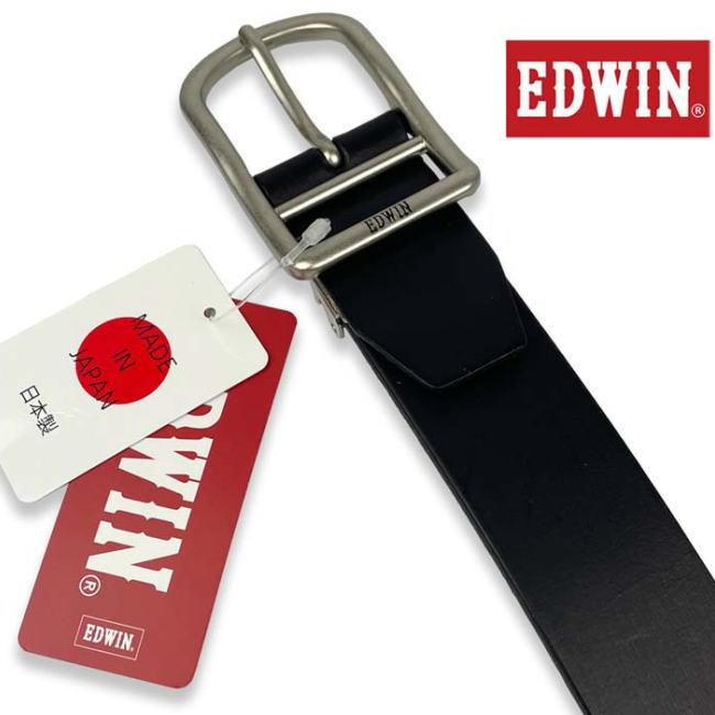 ブラック 黒 エドウイン 日本製 本革 ベルト ビジネス ユニセックス 0111129 |  | 02