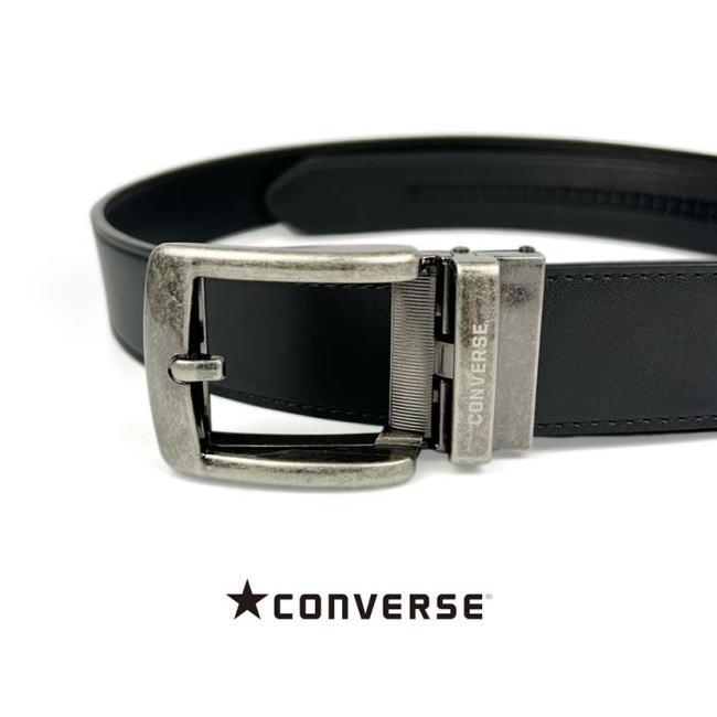 ベルト メンズ 穴なし コンバース リアルレザー 幅3.3cm 1706 ブラウン | CONVERSE | 07