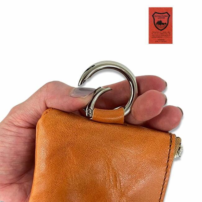 グリーン 栃木レザー 200AR ミニポーチ 日本製 本革 牛革 メンズ レディース |  | 02