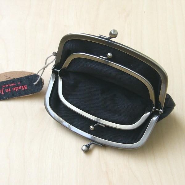 がま口財布 本革 ホースレザー 小銭入れ 馬革 親子がま口ネイビー 新品 日本製　メンズ レディース ユニセックス |  | 01