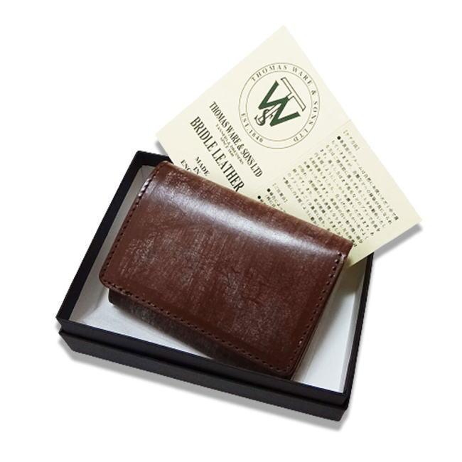 ブラウン トーマスウェア社製 5041 ブライドルレザー 三つ折り ウォレット 財布 日本製 |  | 01