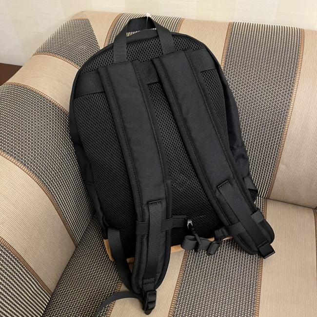 ブラック Lee リー Big L ロゴ 撥水ポリ コンパクト リュック キッズ 7091 レディース タウンユース | Lee | 01