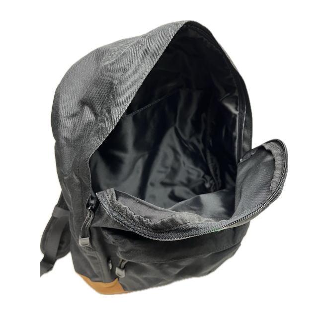 ブラック Lee リー Big L ロゴ 撥水ポリ コンパクト リュック キッズ 7091 レディース タウンユース | Lee | 04