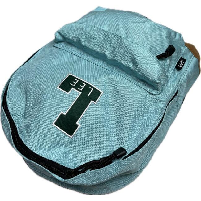 ブラック Lee リー Big L ロゴ 撥水ポリ コンパクト リュック キッズ 7091 レディース タウンユース | Lee | 07