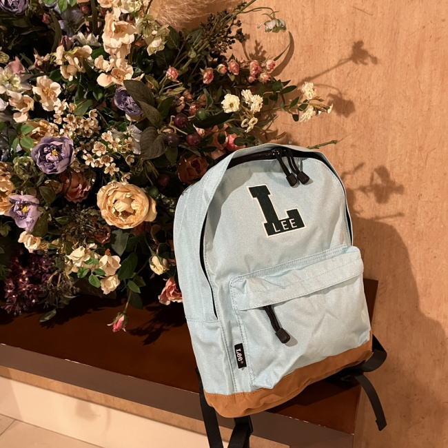 ブラック Lee リー Big L ロゴ 撥水ポリ コンパクト リュック キッズ 7091 レディース タウンユース | Lee | 08