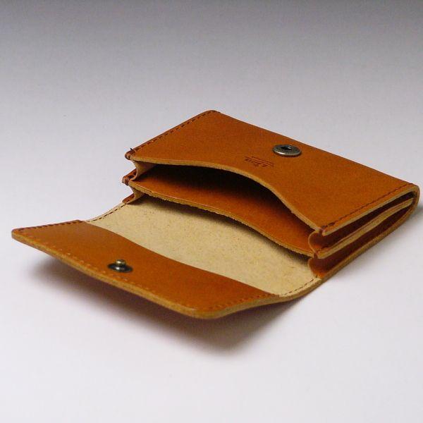 栃木レザー 本革 名刺入れ カードケース 730 フラップ キャメル 日本製 新品 本物 ヌメ革フルベジタブルタンニングレザー |  | 01