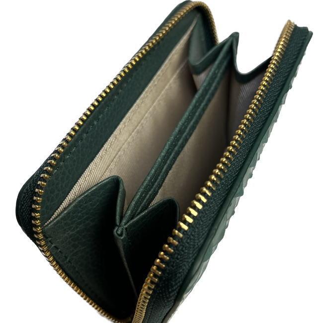 グリーン パイソン 本物 ヘビ革 ラウンド コインケース 小銭入 8822 |  | 03