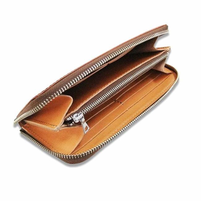 ブラック 日本製 新喜皮革 コードバン 栃木レザー ラウンド 長財布 0482 |  | 01