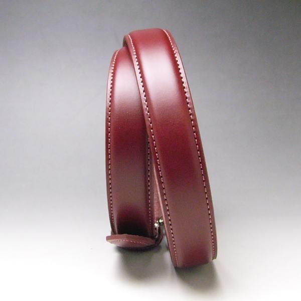 姫路レザー 本革 日本製 ビジネス ベルト 30mm 52 ワインレッド 姫路レザー 本革 日本製 ビジネス ベルト 30mm 52 ワインレッド