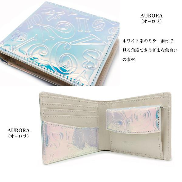 フランク三浦 04オーロラ 二つ折り財布 折財布 男女兼用 新品 : アイ