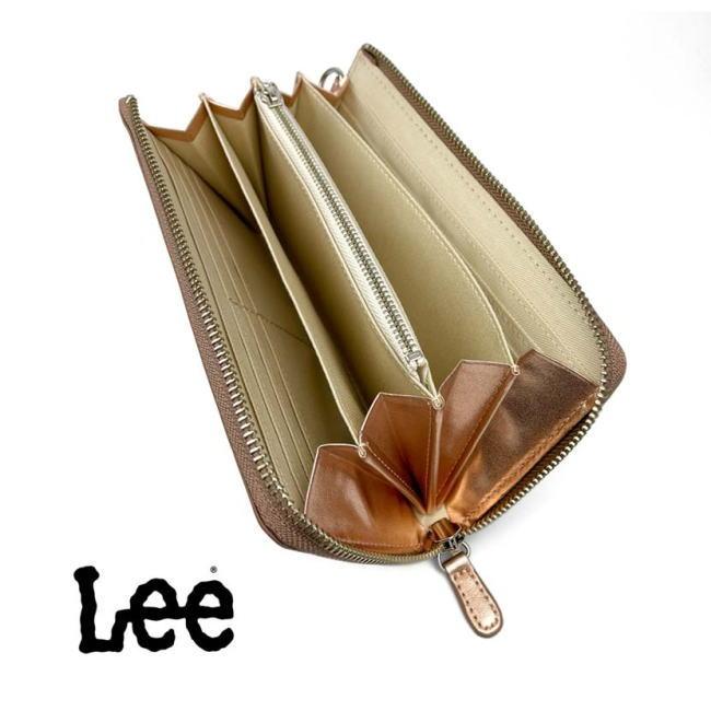 シルバー Lee リー  メダルカラー L字ファスナー 長財布 0520232n シルバー Lee リー メダルカラー L字ファスナー 長財布 0520232nの通販