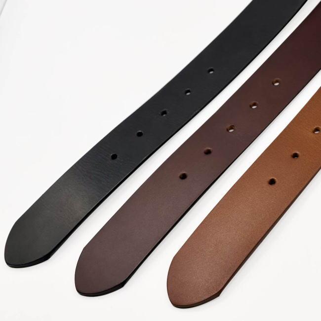 ブラウン Lee リー 牛革 40mm メタルループ ベルト 0605 メンズ レディース | Lee | 02