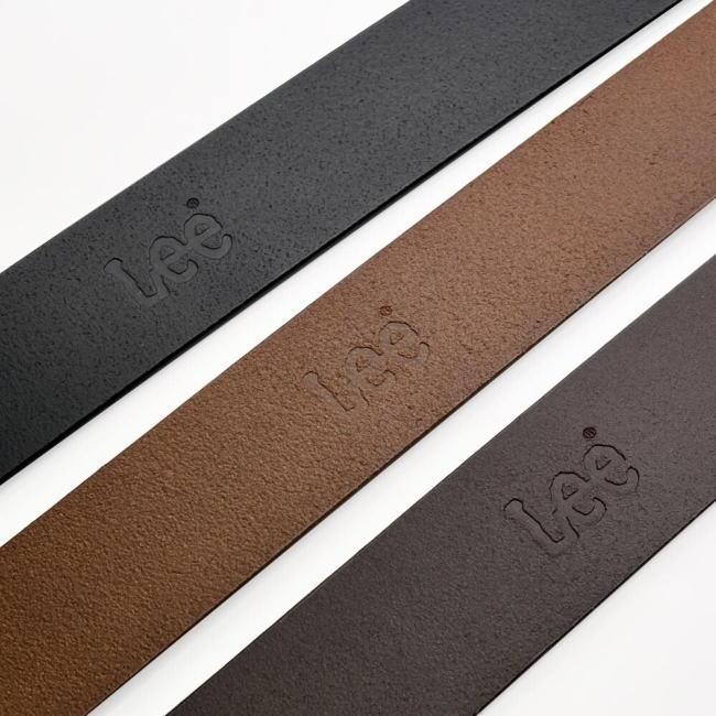 ダークブラウン Lee リー 牛革 40mm メタルループ ベルト 0605 メンズ レディース | Lee | 04