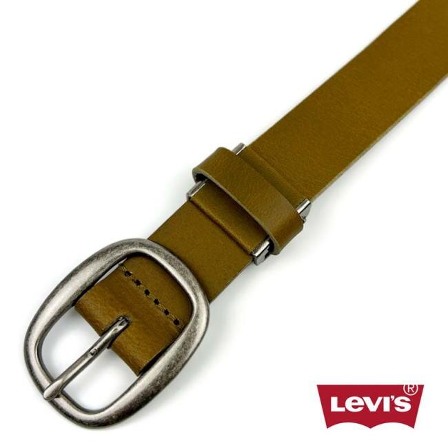 ベルト メンズ レディース 本革 牛革 リーバイス リアルレザー 6993 タイト ナロー 幅2.5 ブラック | Levi's | 04
