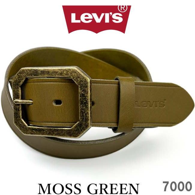 Levi's グリーン リーバイス リアルレザー 7000 捻引き