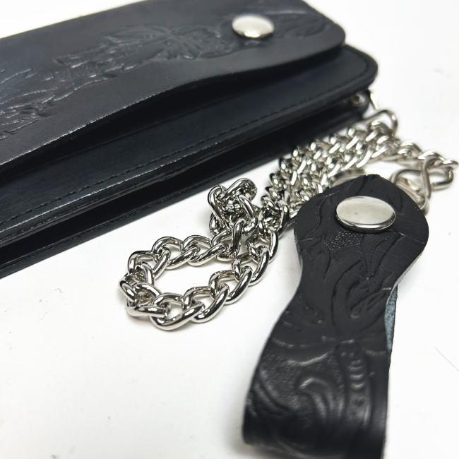 財布 長財布 メンズ 本革 牛革 栃木レザー 日本製 トラッカー