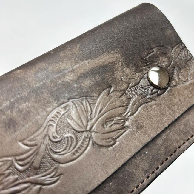 財布 長財布 メンズ 本革 牛革 栃木レザー 日本製 トラッカーウォレット チェーン付 s001 ブラウン |  | 08