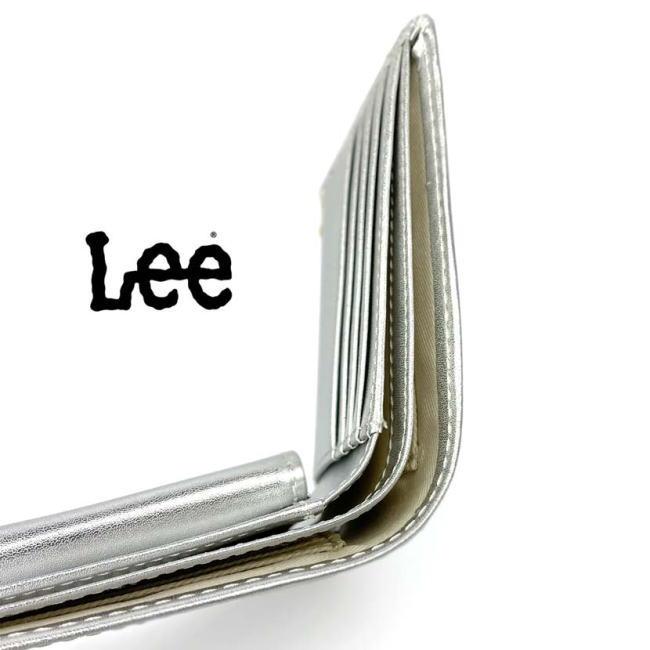 ブロンズ Lee リー リアルレザー 二折財布 フラップ 本革 0520233n Lee（リー） ブロンズ リアルレザー メダルカラー 二折財布 フラップ
