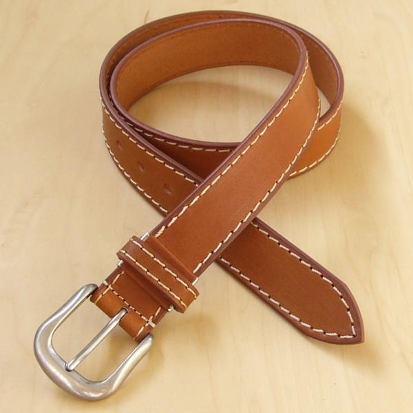 新品/正規品】 Dime ブラウン レザーベルト L/XL Dime Heavyweight