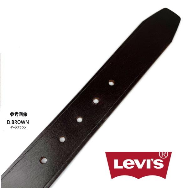 6468 LEVI'S リーバイス 牛革 ベルト 40ミリ ダークブラウン（チョコ）こげ茶 本革 ワイド | Levi's | 04
