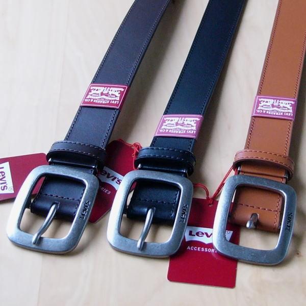 ベルト LEVI'S 本革 リーバイス 牛革 メンズベルト 35mm 6491 チョコブラウン 新品 本物 ロゴ入りバックル | Levi's | 03