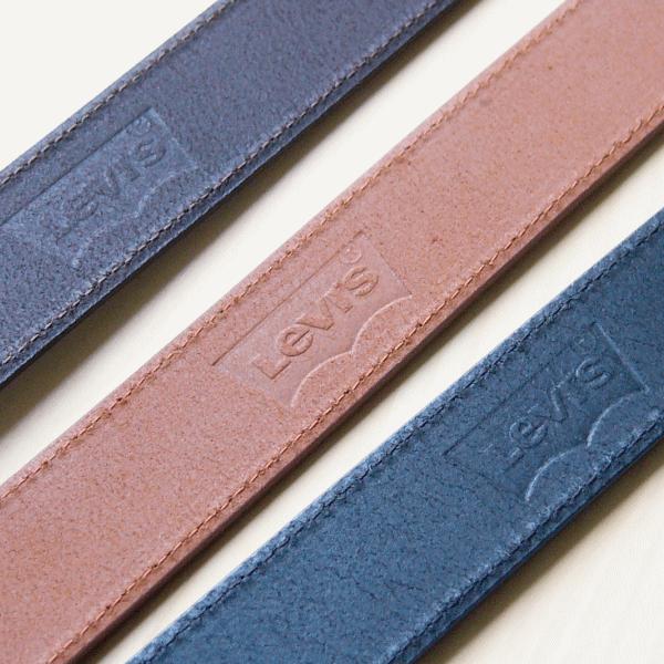 ベルト LEVI'S 本革 リーバイス 牛革 メンズベルト 35mm 6491 チョコブラウン 新品 本物 ロゴ入りバックル | Levi's | 04