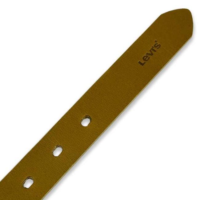 レッド 6993 リーバイス ナローベルト リアルレザー 幅2.5 タイトデザイン 赤 | Levi's | 03
