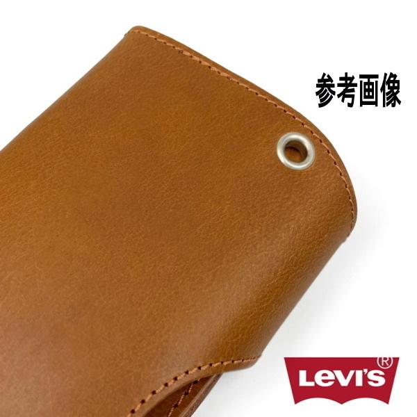 財布 メンズ 長財布 本革 Levis リーバイス ウォレットチェーン付き ロングウォレット 8167 新品 ダークブラウン（チョコ）こげ茶 牛革 | Levi's | 04