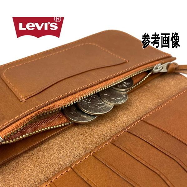 財布 メンズ 長財布 本革 Levis リーバイス  ウォレットチェーン付き  ロングウォレット  8167 新品  ライトブラウン 薄茶 牛革｜aimode-1｜03