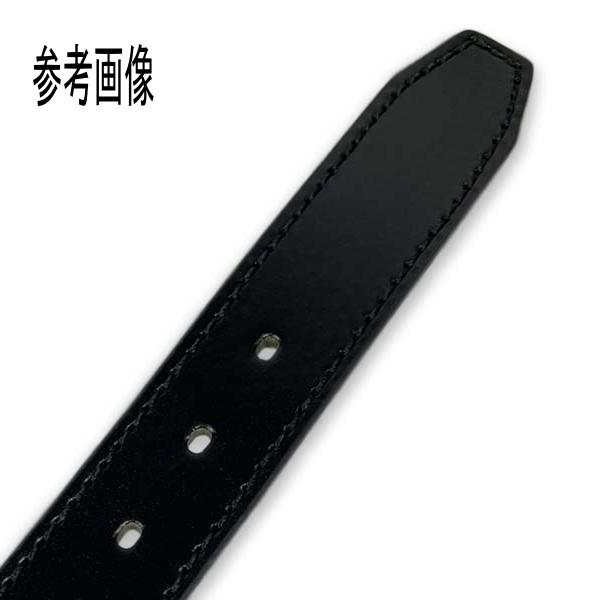 Lee（リー） 黒 本革 ベルト 0120574 ステッチデザイン D型バックル