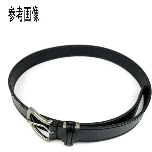 Lee（リー） 黒 本革 ベルト 0120574 ステッチデザイン D型バックル