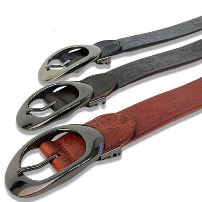 濃茶 ディッキーズ 737 リアルレザー クラフト ロング ベルト  ダークブラウン | Dickies | 02