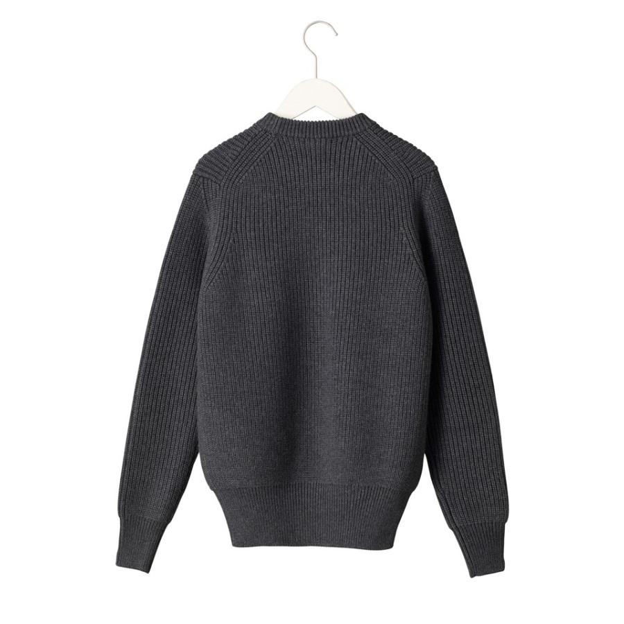 スローン Sloane ニット ユニセックス メンズ レディース 5gメリノウール畦編みクルーネックニット セーター Sl2w011 Aimsgallery 通販 Yahoo ショッピング