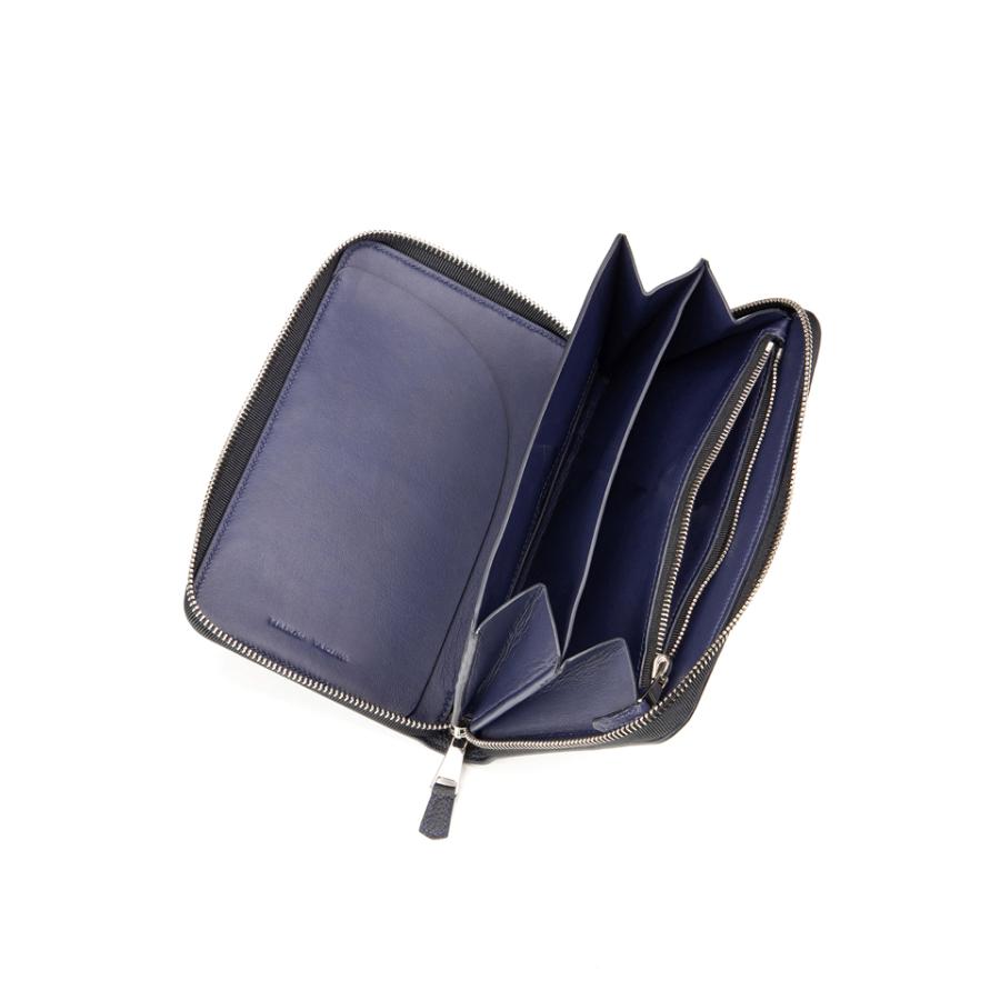 メゾンタクヤ MAISON TAKUYA メンズ CC Organizer(S) German Shrunken Calf × Lamb オーガナイズラウンドジップ財布 ラウンドジップオーガナイザーの画像