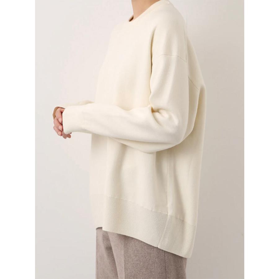 定価4.4万 SLOANE ヴェルメイユパーイエナ別注 ドロップショルダーニット 定価4.4万 SLOANE ヴェルメイユパーイエナ別注 ドロップショルダー