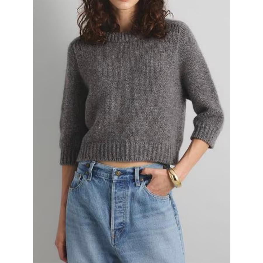 ブリル BRILL レディース カシミミハーフプルオーバーニット 121226  