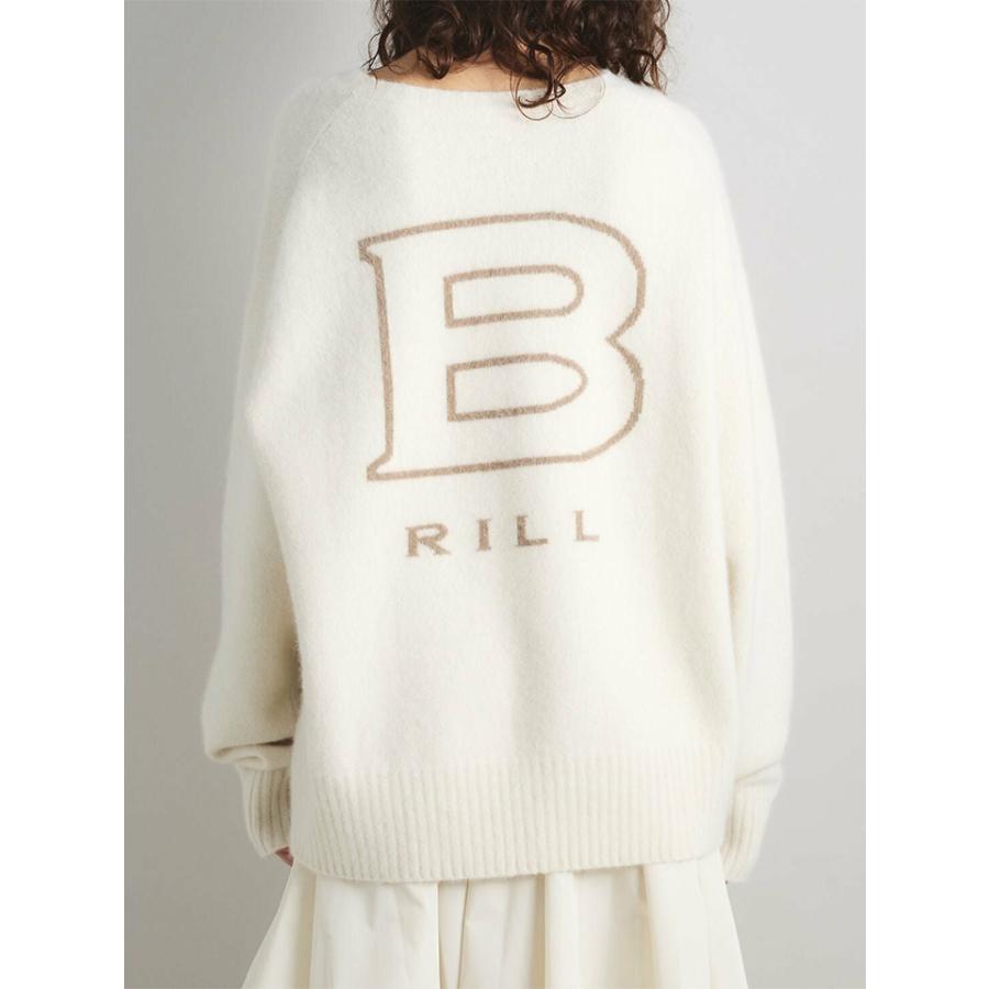 ブリル BRILL レディース インターシャロゴニット プルオーバー 142800