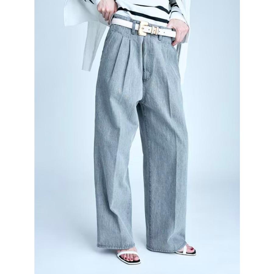 ブリル BRILL レディース DENIM デニム 2タックパンツ 252197