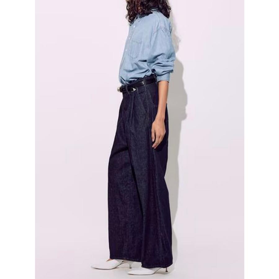 あるの ブリル BRILL レディース DENIM デニム 2タックパンツ 252197