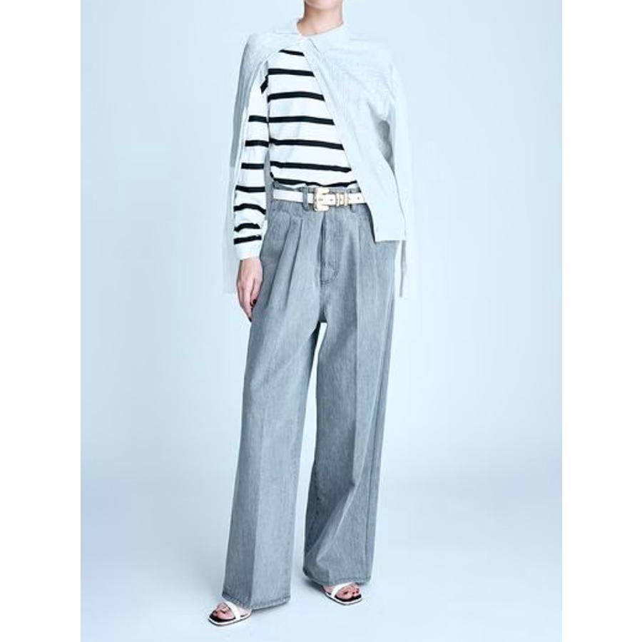 ブリル BRILL レディース DENIM デニム 2タックパンツ 252197