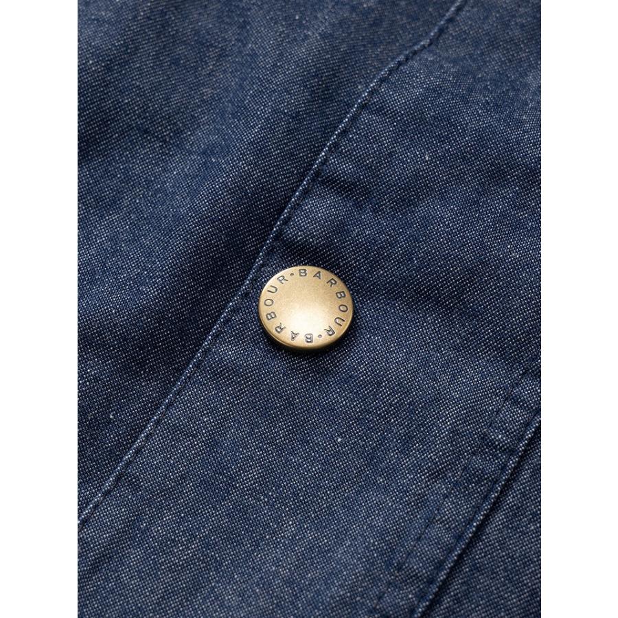 Barbour (バブアー) メンズ OVERSIZE(OS) BEDALE DENIM CASUAL JACKET ビデイル デニム ジャケット MCA1104の画像