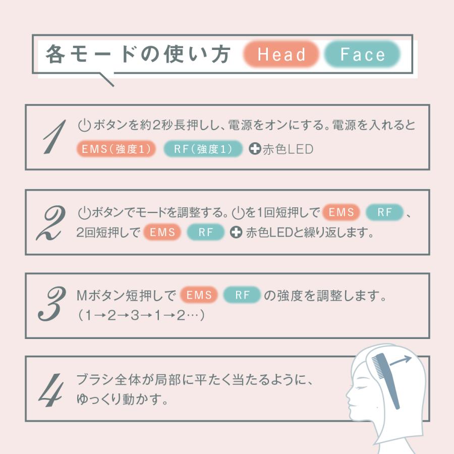 WAVEWAVE スカルプブラシプレミアム 電気ブラシ EMS 頭皮ケア フェイス