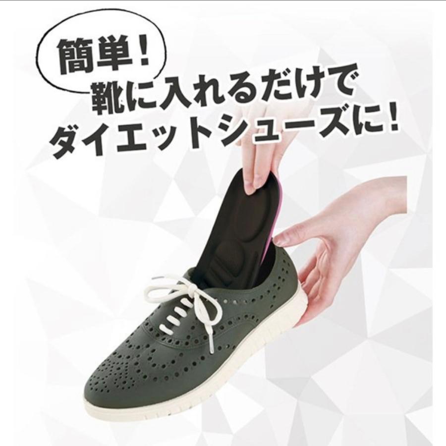 ダイエットインソール 体幹筋エクサ インソール ツインボール 履くだけ ダイエット 中敷き 極